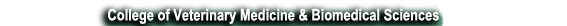 College of Veterinary Medicine and Biomedical Sciences